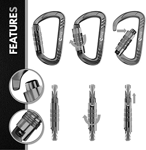 Rhino Produxs 12kN Heavy Duty Carabiner Clips - Image 4