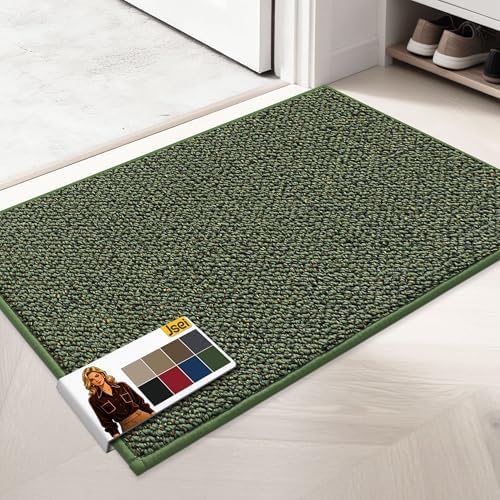 JSEI Dirt Trapper Door Mat 20" x 32", Non-Slip Washable Doormats by JSEI