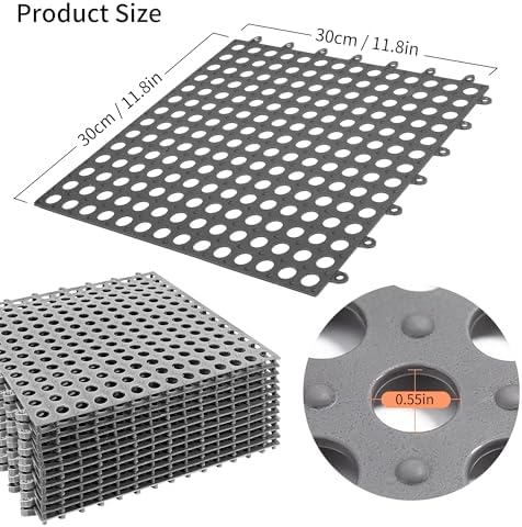 12 Pack 11.8" x 11.8" Interlocking Floor Tiles - Image 2