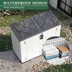 Outdoor Storage Shed Resin Waterproof Storage Cabinet - Image 4
