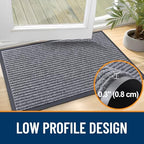 OLANLY Front Door Mat 59x40, Waterproof Heavy-Duty Indoor Outdoor Doormat - Image 4