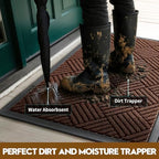 Front Door Mat, Heavy Duty Non-Slip Doormat 31.5"x20" - Image 2