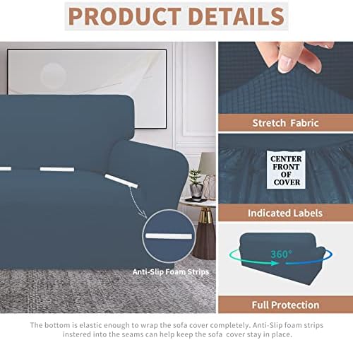 Easy-Going 100% Waterproof Couch Cover, 3 Cushion Couch Slipcover - Image 4