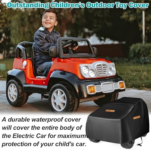 Kids Ride On Car Cover, 420D Waterproof Toy Car Cover - Image 7