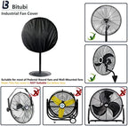Bitubi Industrial Fan Cover, Waterproof Outdoor Covers, Compatible - Image 5