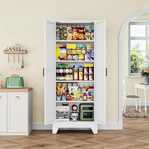 Letaya 75" H Metal Storage Cabinet - Image 5