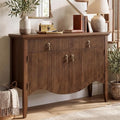senlin 40" Fluted Console Table, Wooden Entryway Console Table by SENLIN
