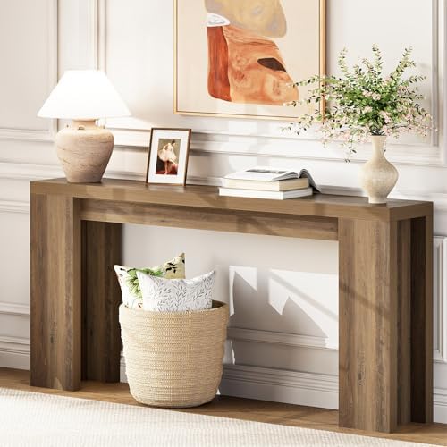 karlott 70.9" Long Console Table, Farmhouse Entryway Table, Fulton Pine by KARLOTT