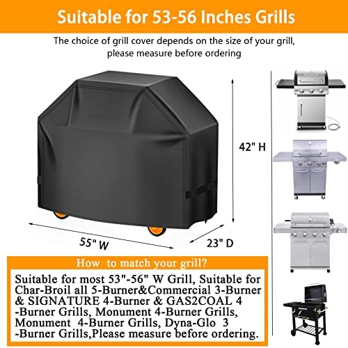 Aoretic Grill Cover, 55 inch BBQ Gas Grill Cover - Image 2