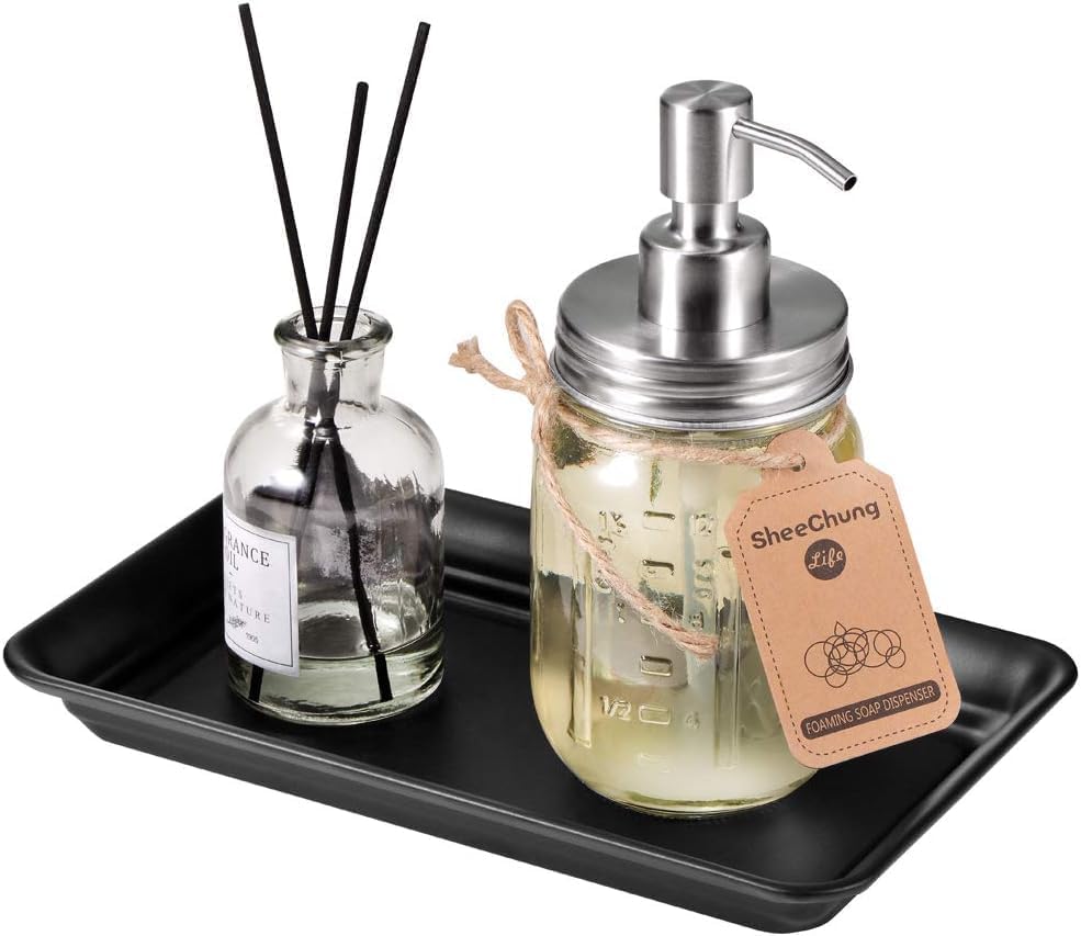 SheeChung Metal Vanity Tray, Bathroom Counter Storage Tray - Image 3