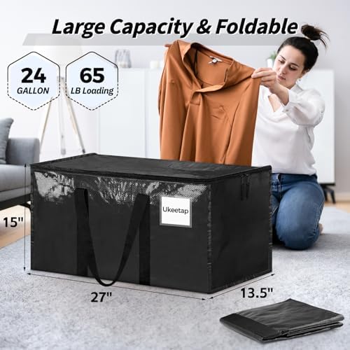 ukeetap 16 Pack Extra Large Clothes Storage Bins - Image 2