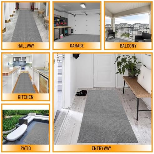 Ottomanso 4x42 Large Waterproof Floor Mat, Non-Slip Indoor Outdoor Door Mat - Image 4