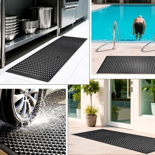 Restaurant Anti Fatigue Mat, Outdoor Rubber Floor Bar Mat - Image 7