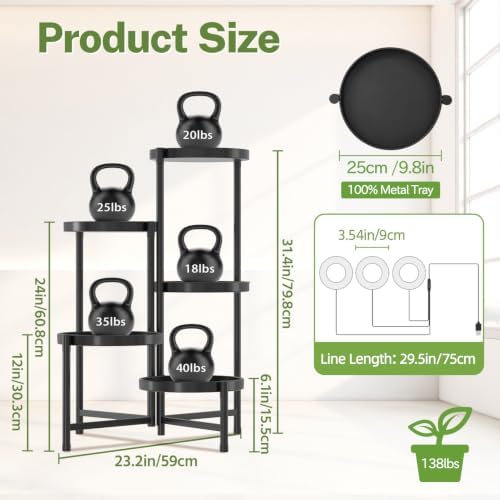 iDavosic.ly 5 Tier Large Plant Stand - Image 2