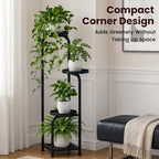 TOSKING 4-Tier Square Corner Plant Stand Indoor Outdoor - Image 6