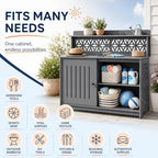 VINGLI Multi-Purpose Outdoor Storage Cabinet - Image 3