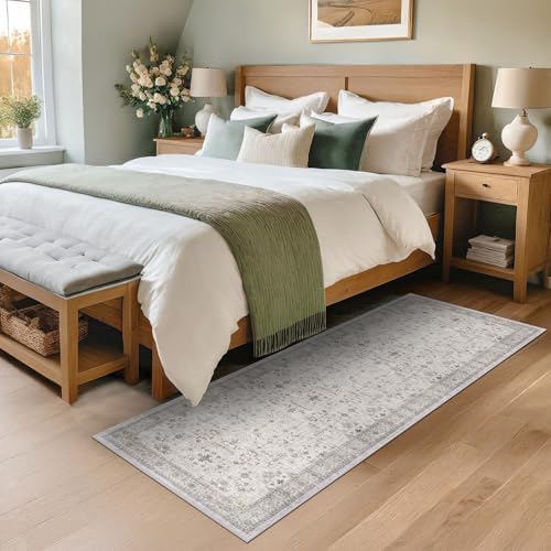 Hazo Haus Boho 2x5 Floral Bathroom Runner Rug - Image 6