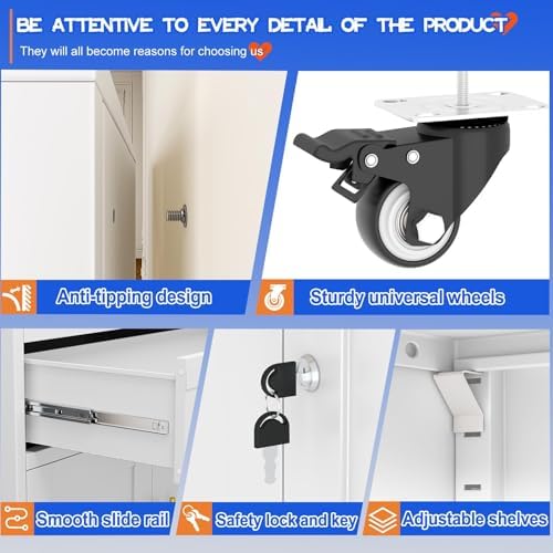 GAIOUS Metal Garage Storage Cabinet - Image 6
