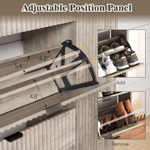 Shoe Cabinet Storage for Entryway - Image 4