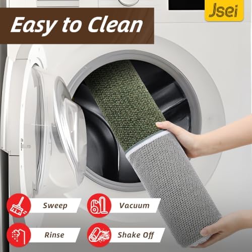 JSEI Dirt Trapper Door Mat 36" x 60", Non-Slip Washable Doormats - Image 6