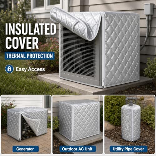 Corevibe Custom Size Dust Cover, Quilted Insulated Cover - Image 4