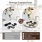 MSJGA Valet Tray PU Leather Key Holder Bowl - Image 5