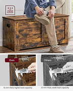 VASAGLE Storage Chest, 39.4 Inches Width Bench - Image 6