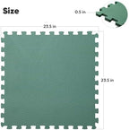 12 Pack 48 sqft Home Gym Mat, Puzzle Exercise Mat, EVA Interlocking Foam Floor - Image 2