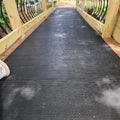 Outdoor Rubber Floor mats for Patio Waterproof, Commercial Home Gym Non Slip by ZJKXJH