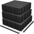 AIRHOP 0.56in Thick 144 Sq Ft Exercise Equipment Mats, 36 Tiles Upgraded Rubber by Airhop