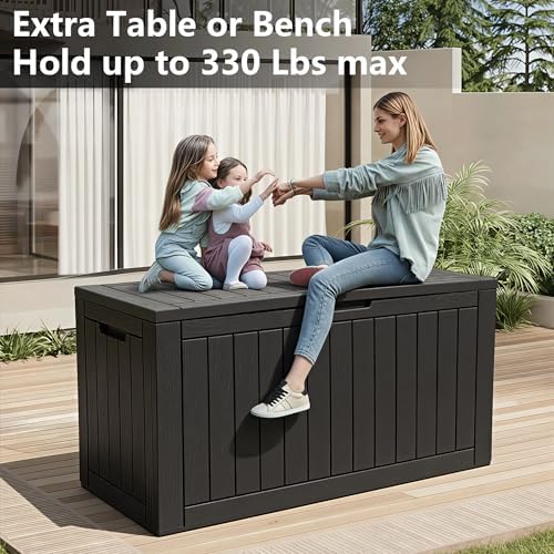 Outdoor Storage Box Waterproof, 110 Gallon Deck Box - Image 5
