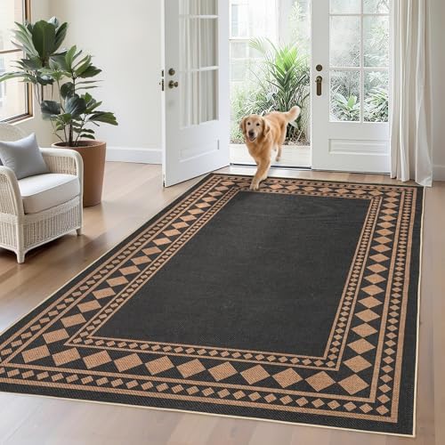 GarveeHome Solid Rugs Washable 8x10 Area Rug - Image 3