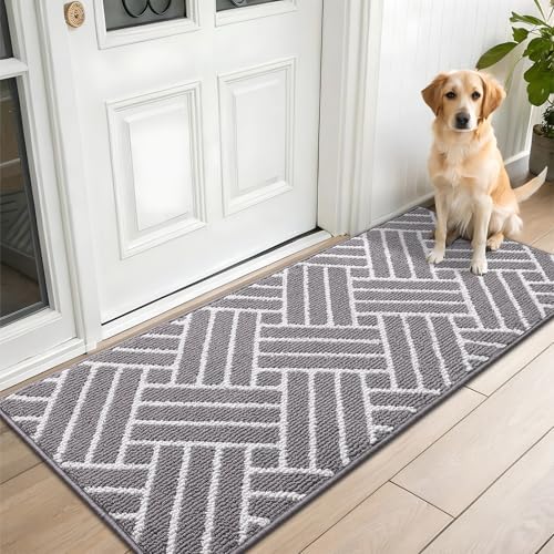 OLANLY Indoor Door Mat 59x23, Low-Profile Dirt Resistant Doormat by OLANLY