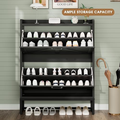 GRUSIGN Shoe Cabinet, Shoe Storage Cabinet - Image 3