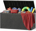 160 Gallon Outdoor Storage Box, Deck Box Waterproof, Toy Storage Bin by ATMELT