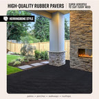 Playsafer Herringbone Rubber Interlocking Tiles | 16 X 16 | Easy Install - Image 3