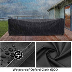 Outdoor Patio Furniture Covers Waterproof 116" L x 52" W x 40" H Rectangular - Image 4