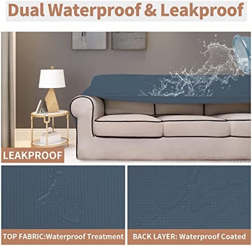 Easy-Going 100% Waterproof Oversized Loveseat Cover, Couch Cover - Image 3