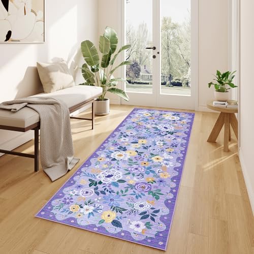 DUKINO 2.6x8 Runner Rug, Washable Runner Rug - Image 3