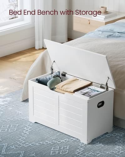 VASAGLE Storage Chest, 31.5 Inches Width Bench - Image 4