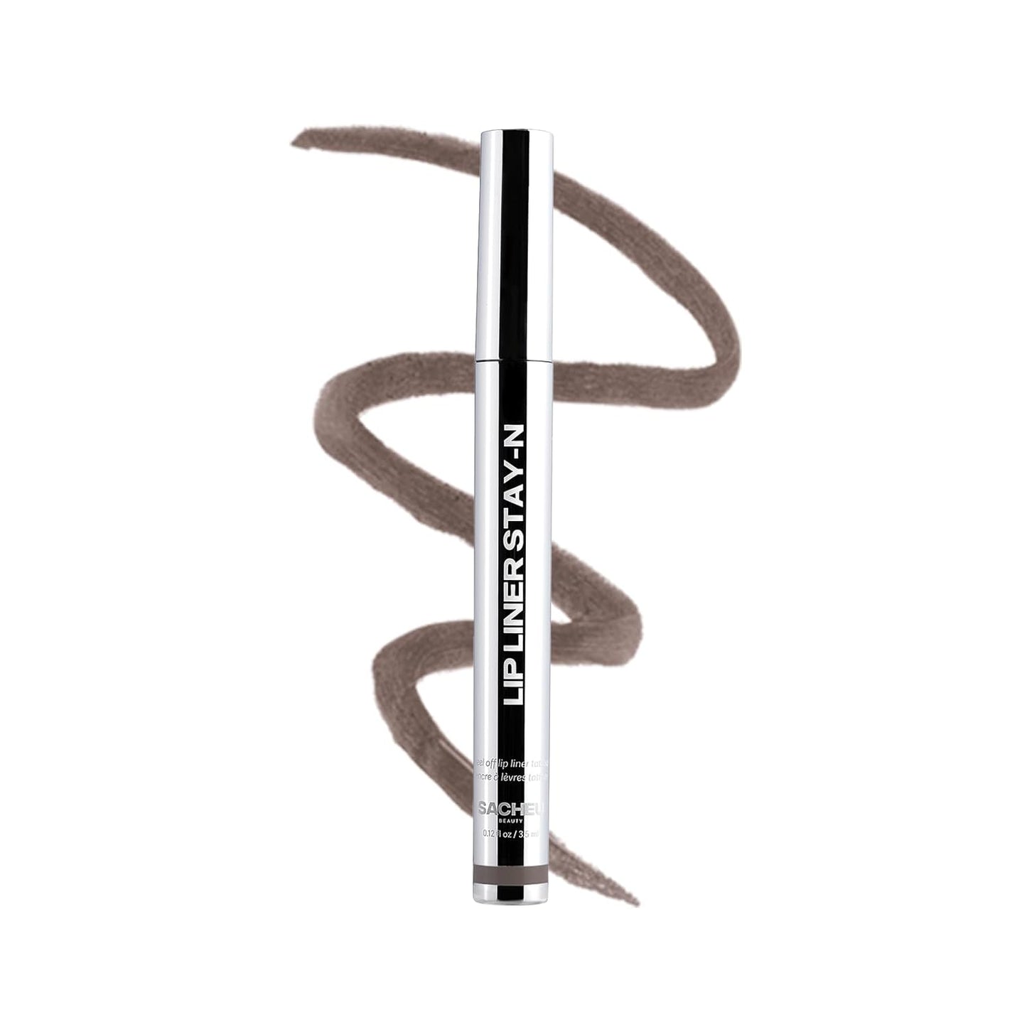 Sacheu Lip Liner STAY-N Peel Off Lip Stain — Long Lasting Matte Lip Tattoo Transfer Proof Lipstain Infused with Hyaluronic Acid & Vitamin E for All Skin Types — Vegan & Cruelty-Free, cLOVER