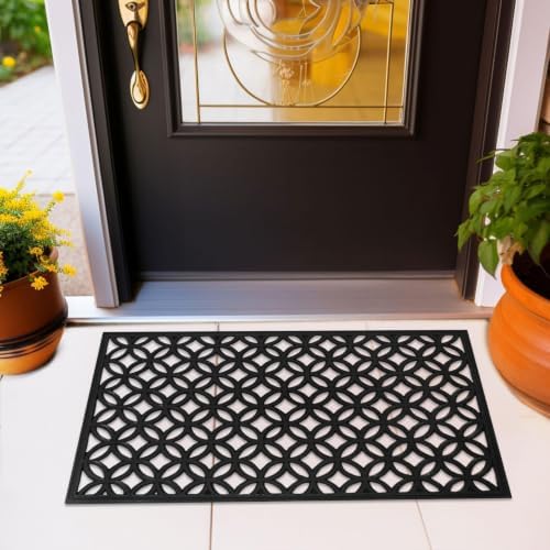 Lattice Links Rubber Doormat - Image 2