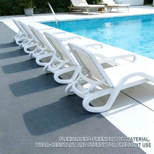 13Ft x 3Ft Ground Pool Drainage Mat 0.2 inch Thick Non Slip Swimming Pool - Image 4
