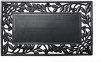 DII Rubber Doormats Collection All Weather, Leaf Border by DII