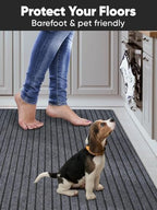 3X10FT Runner Rugs with Rubber Backing, Non Slip Carpet Runner Roll - Image 4