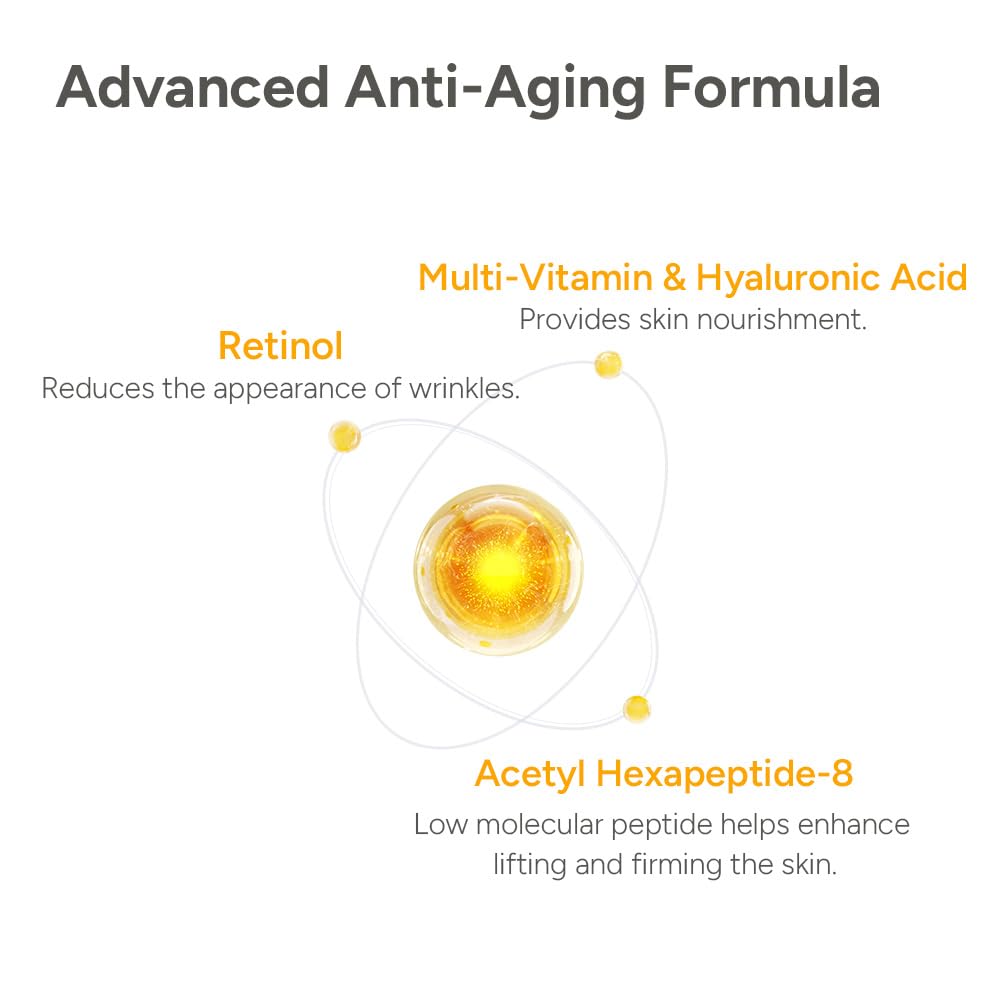 SUNGBOON EDITOR Deep Collagen Retinol Tension Boost Up Mask | Retinol, Volufiline, Lifted Skin, Skin Firmness, Boosted Volume for Sagging skin, Double Chin Reducer, V Line Lifting Mask, 25g x 4ea
