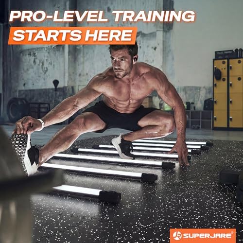 SUPERJARE 0.56'' Thick 96 Sq Ft Rubber Top Gym Flooring - Image 2