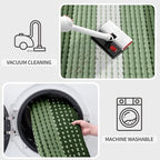 Kitinjoy Indoor Outdoor Door Mat, 59x20 Non-Slip Dirt Trapper Doormats - Image 5