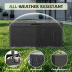 160 Gallon Outdoor Storage Box, Deck Box Waterproof, Toy Storage Bin - Image 4