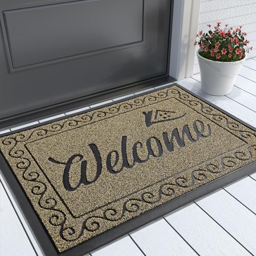 Yimobra Artificial Grass Welcome Mat, 29.5 x 17 in by Yimobra